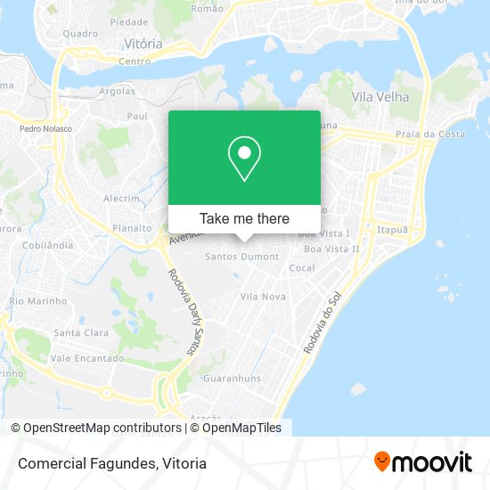 Comercial Fagundes map