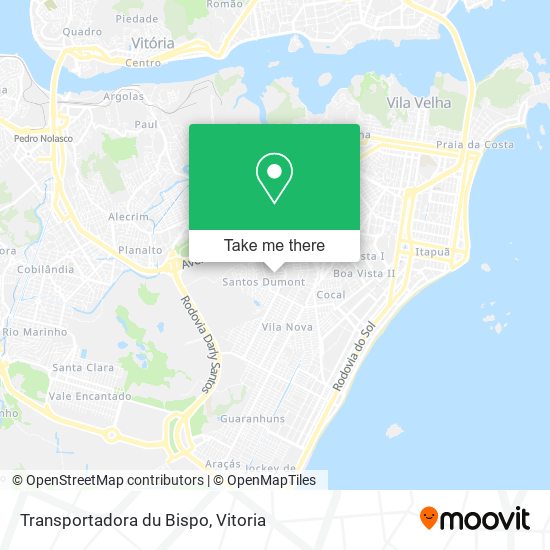 Transportadora du Bispo map