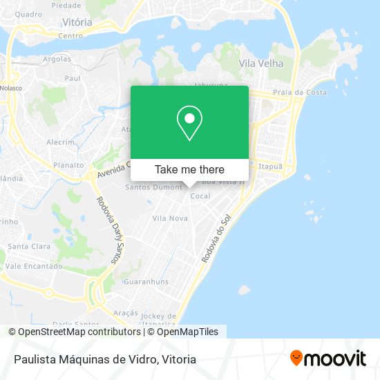 Paulista Máquinas de Vidro map