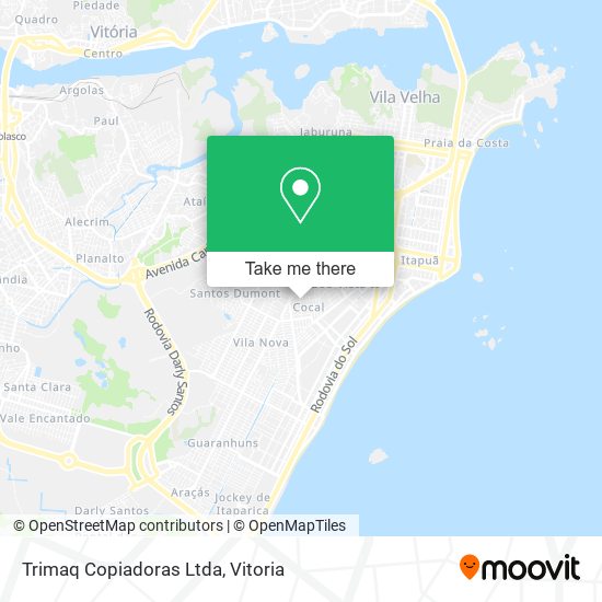 Trimaq Copiadoras Ltda map