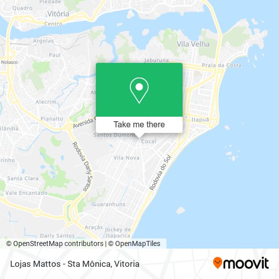 Lojas Mattos - Sta Mônica map