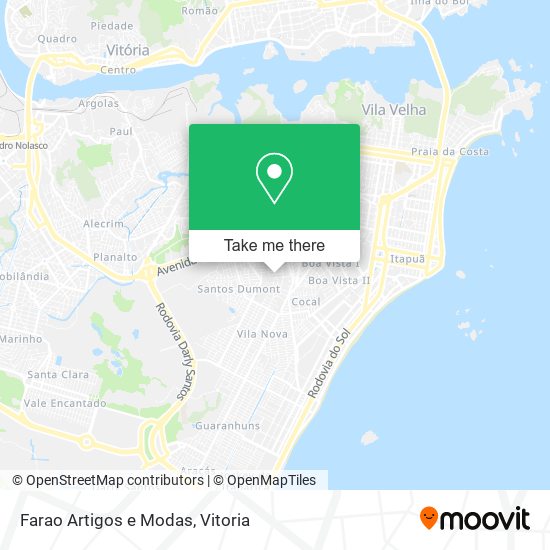 Farao Artigos e Modas map