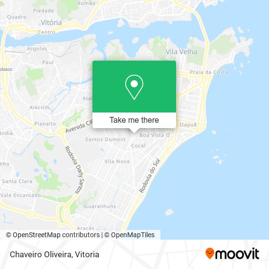 Chaveiro Oliveira map