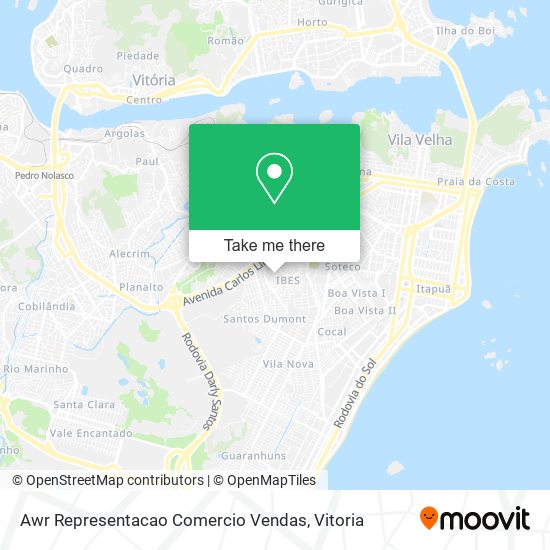 Awr Representacao Comercio Vendas map