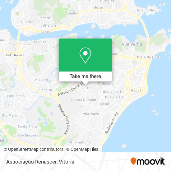 Associação Renascer map