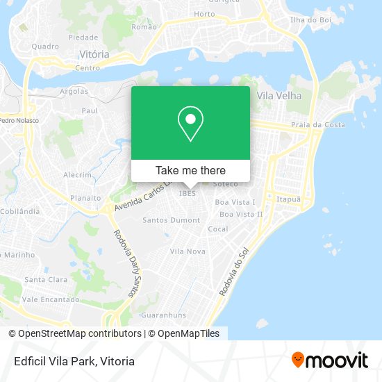 Edficil Vila Park map