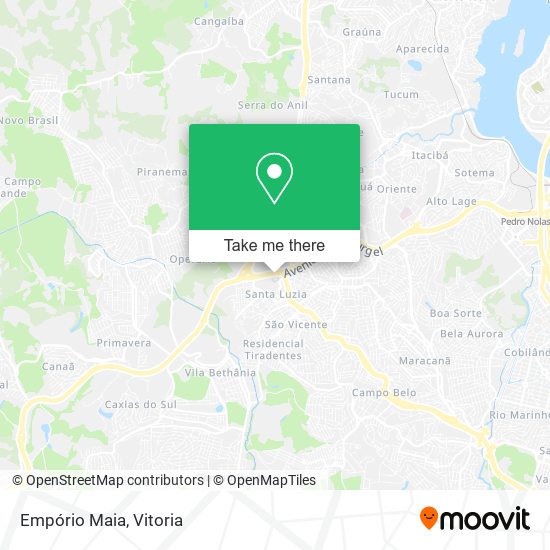Empório Maia map