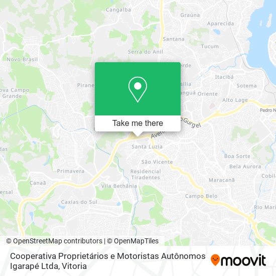 Cooperativa Proprietários e Motoristas Autônomos Igarapé Ltda map