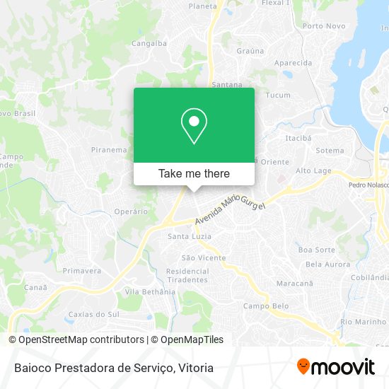 Baioco Prestadora de Serviço map