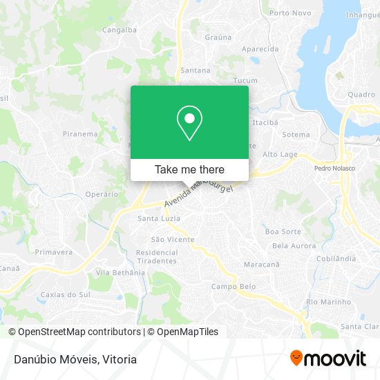 Danúbio Móveis map