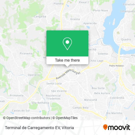 Terminal de Carregamento EV map