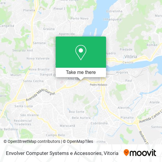 Envolver Computer Systems e Accessories map