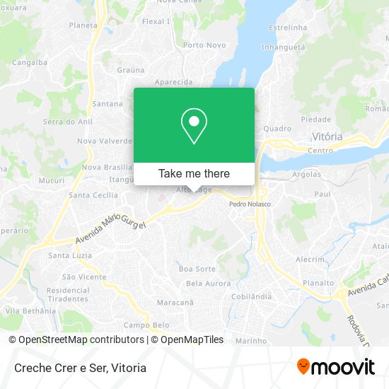 Creche Crer e Ser map