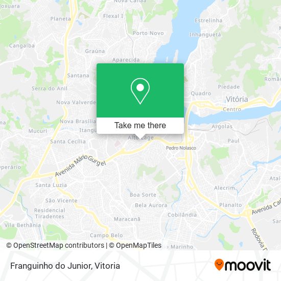 Franguinho do Junior map