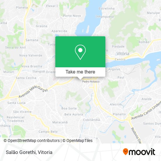 Salão Gorethi map