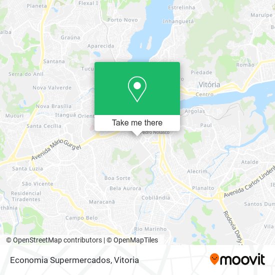 Economia Supermercados map