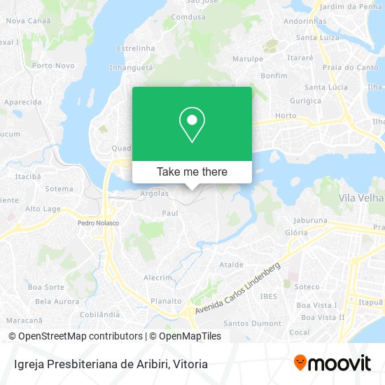 Igreja Presbiteriana de Aribiri map