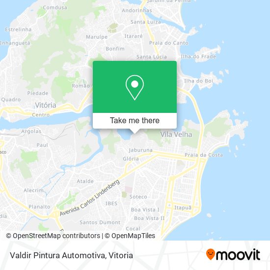 Mapa Valdir Pintura Automotiva