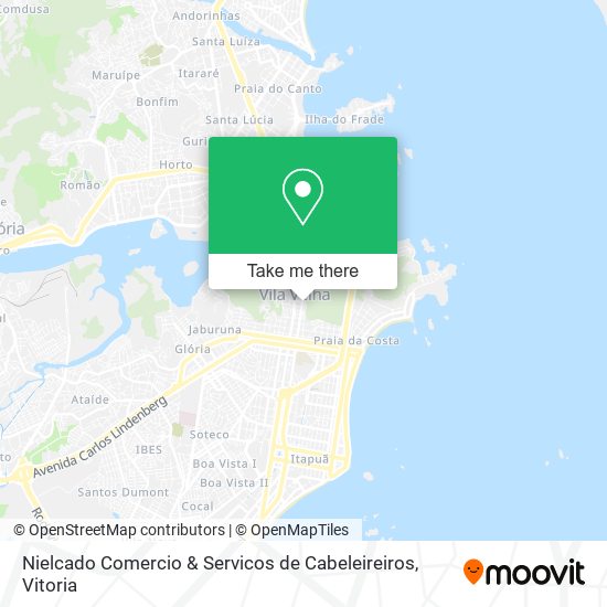 Nielcado Comercio & Servicos de Cabeleireiros map
