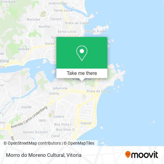 Morro do Moreno Cultural map