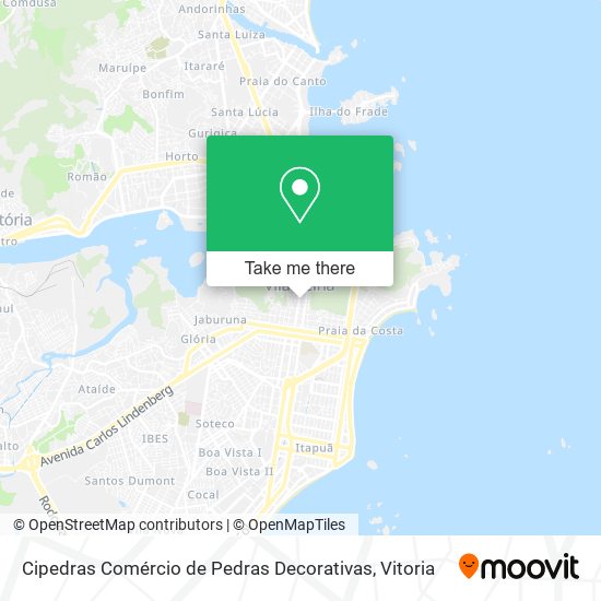 Cipedras Comércio de Pedras Decorativas map