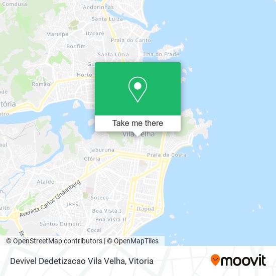 Mapa Devivel Dedetizacao Vila Velha