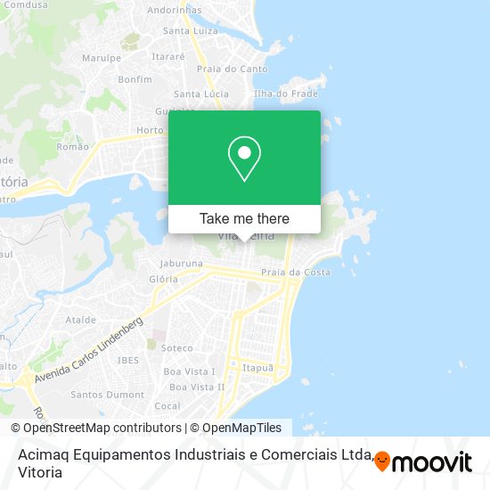 Acimaq Equipamentos Industriais e Comerciais Ltda map