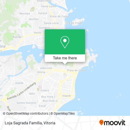 Loja Sagrada Família map