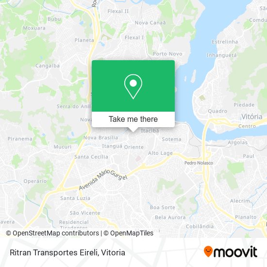 Ritran Transportes Eireli map