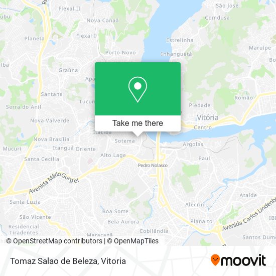Tomaz Salao de Beleza map