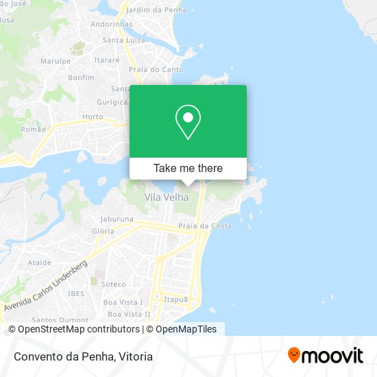 Convento da Penha map