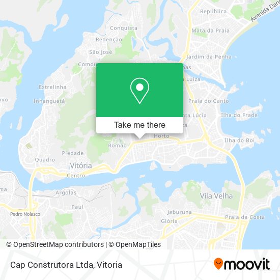 Cap Construtora Ltda map