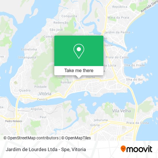 Jardim de Lourdes Ltda - Spe map
