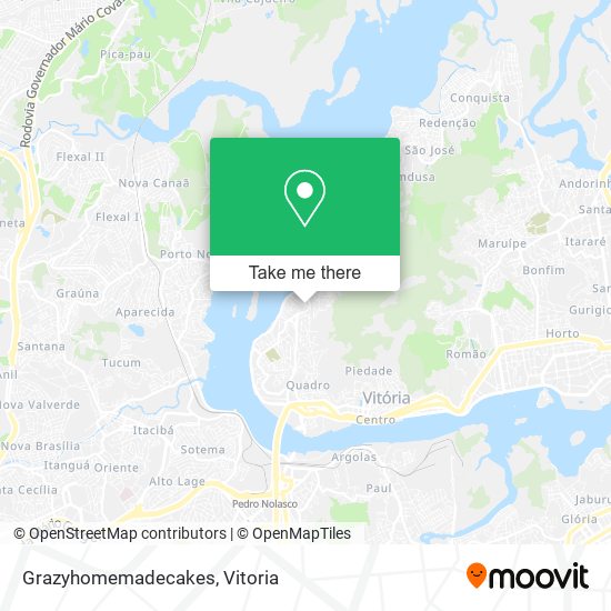Grazyhomemadecakes map