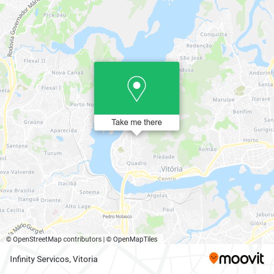 Infinity Servicos map