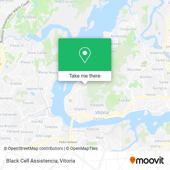 Black Cell Assistencia map
