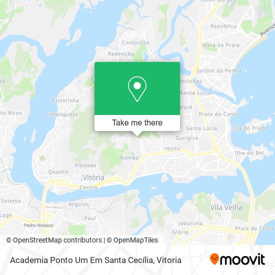 Academia Ponto Um Em Santa Cecília map