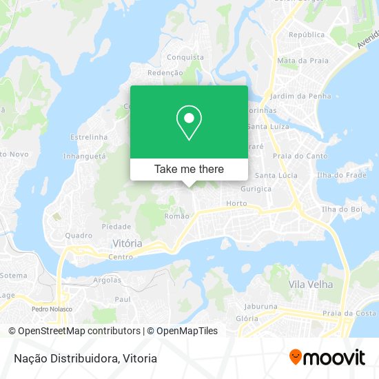 Nação Distribuidora map