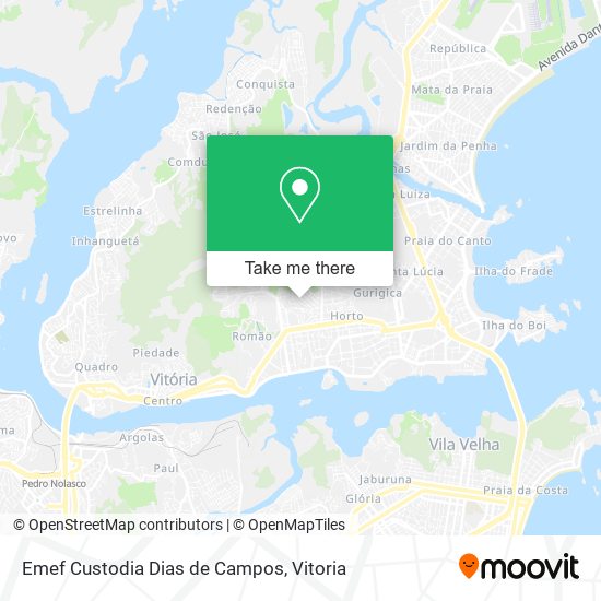 Emef Custodia Dias de Campos map