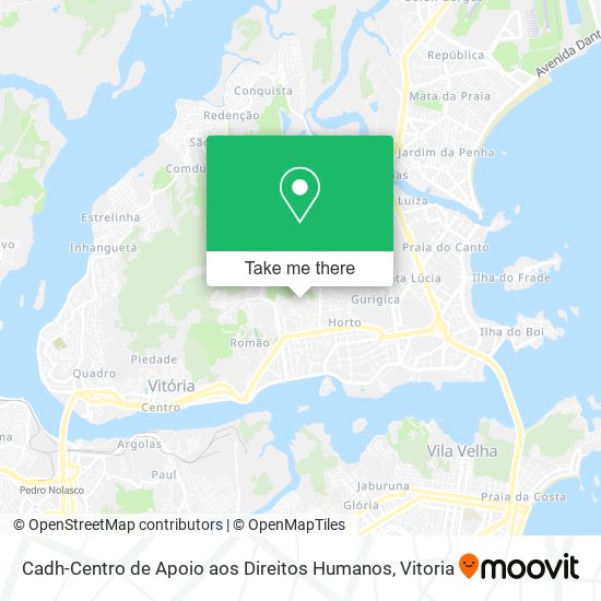 Cadh-Centro de Apoio aos Direitos Humanos map