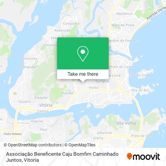 Associação Beneficente Caju Bomfim Caminhado Juntos map