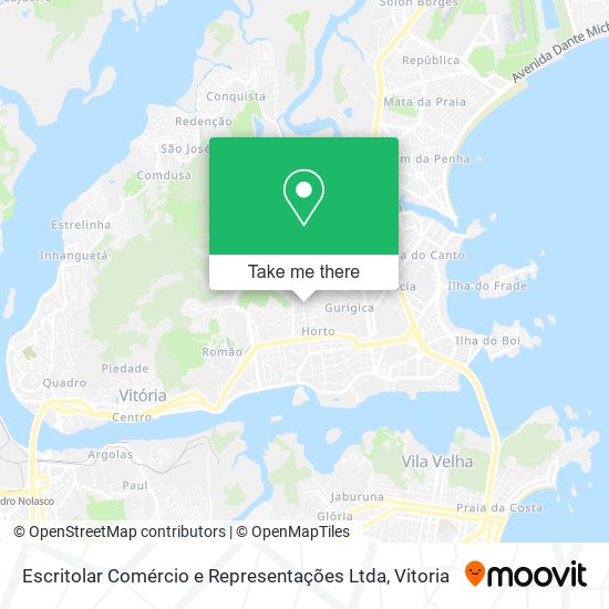 Escritolar Comércio e Representações Ltda map
