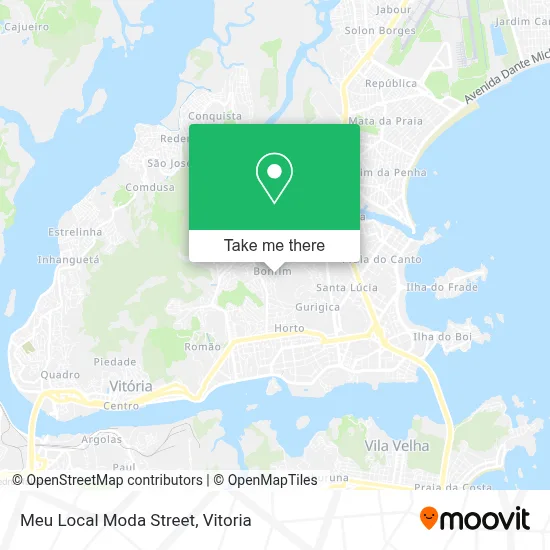 Meu Local Moda Street map