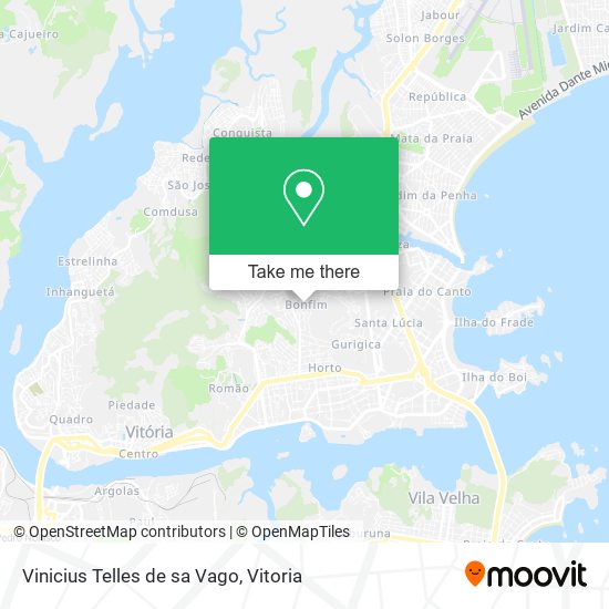 Vinicius Telles de sa Vago map