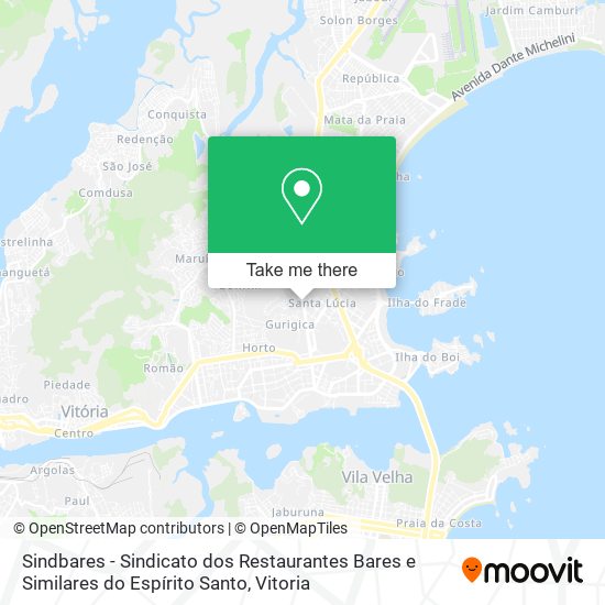 Sindbares - Sindicato dos Restaurantes Bares e Similares do Espírito Santo map