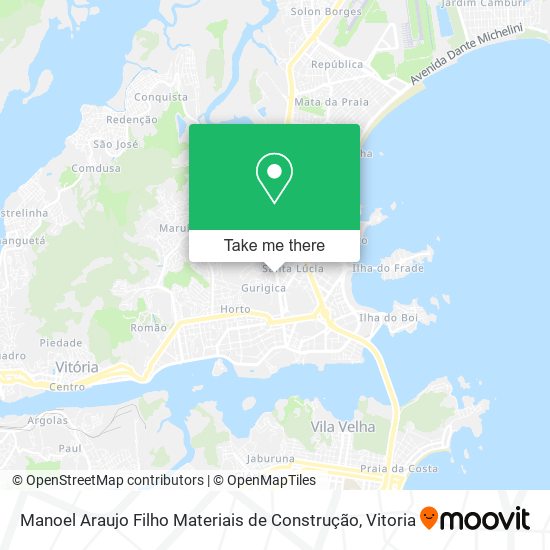 Manoel Araujo Filho Materiais de Construção map
