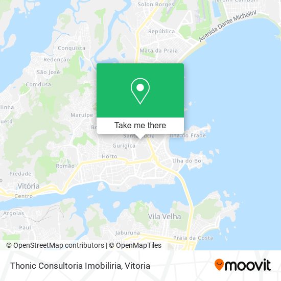 Thonic Consultoria Imobiliria map