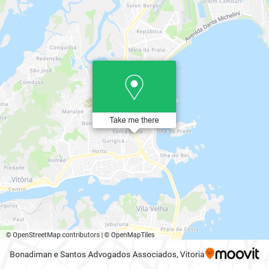 Bonadiman e Santos Advogados Associados map