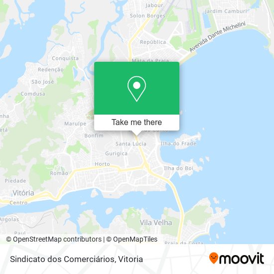 Sindicato dos Comerciários map