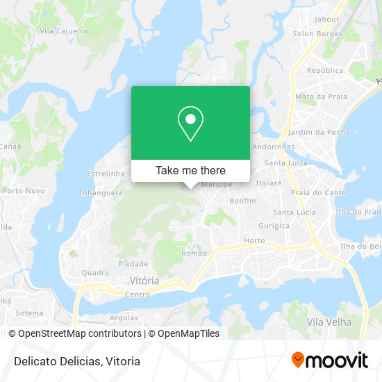 Delicato Delicias map